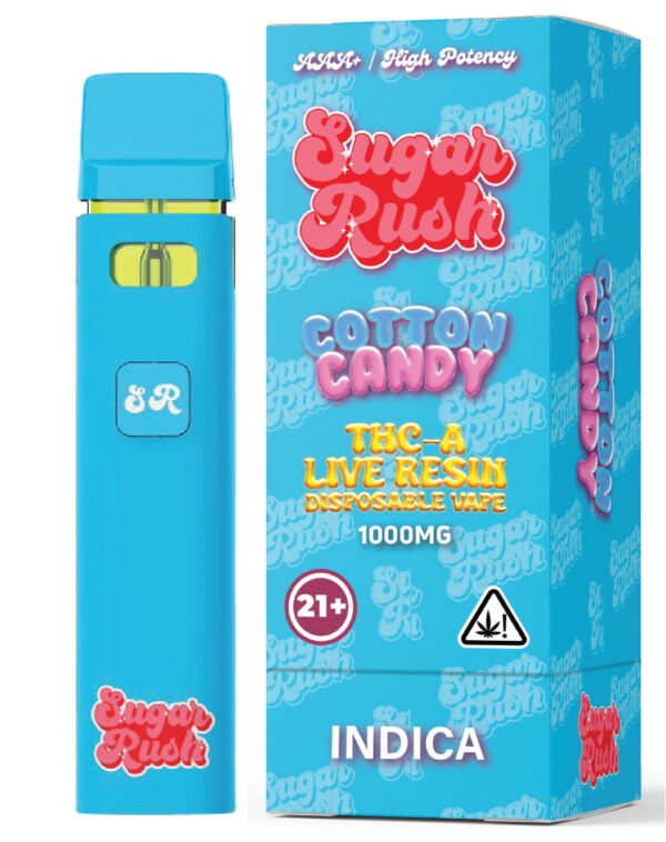 1g Vape Sugar Rush blue cotton candy